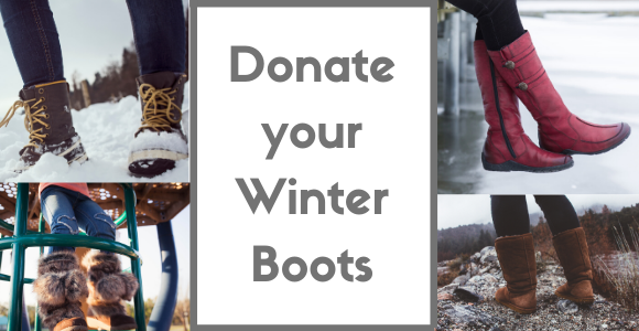 donate your winter boots