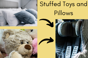 stuffed toys and pillows